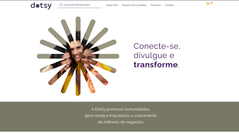 Loja Dotsy desenvolvida pela Inventando Sites